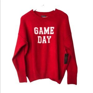 vince camuto game day sweater